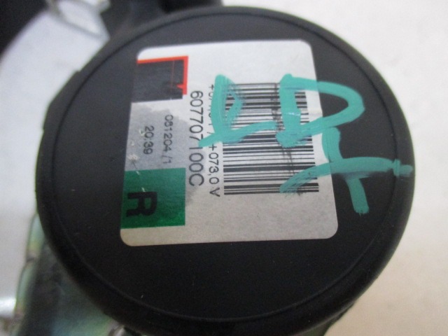 CINTUR?N DE SEGURIDAD OEM N. 607707100 PIEZAS DE COCHES USADOS FIAT GRANDE PUNTO 199 (2005 - 2012) BENZINA DESPLAZAMIENTO 14 ANOS 2009