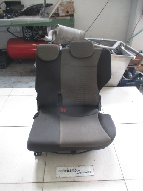 ASIENTO TRASERA OEM N. 20088 SEDILE SDOPPIATO POSTERIORE TESSUTO PIEZAS DE COCHES USADOS FIAT IDEA (2008 - 2012) BENZINA DESPLAZAMIENTO 14 ANOS 2010