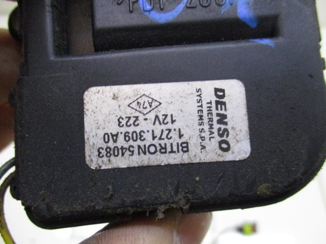 JUEGO PZAS P PALANCA AJUST.DE ACONDICION OEM N. 1.271.309.A0 PIEZAS DE COCHES USADOS RENAULT CLIO MK2 RESTYLING / CLIO STORIA (05/2001 - 2012) DIESEL DESPLAZAMIENTO 15 ANOS 2003