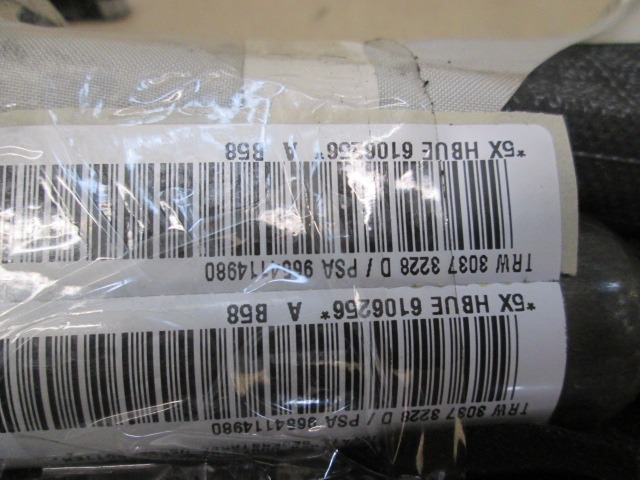 AIRBAG DE CABEZA, LADO DERECHO OEM N. 9654114980 PIEZAS DE COCHES USADOS CITROEN C4 PICASSO/GRAND PICASSO MK1 (2006 - 08/2013) DIESEL DESPLAZAMIENTO 16 ANOS 2009