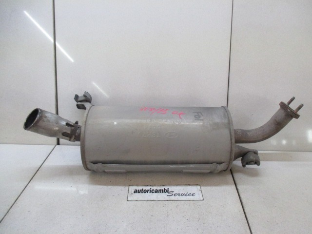 SILENCIADOR ADICIONAL OEM N. 287301C200 PIEZAS DE COCHES USADOS HYUNDAI GETZ (02/2006 - 2008) DIESEL DESPLAZAMIENTO 15 ANOS 2007