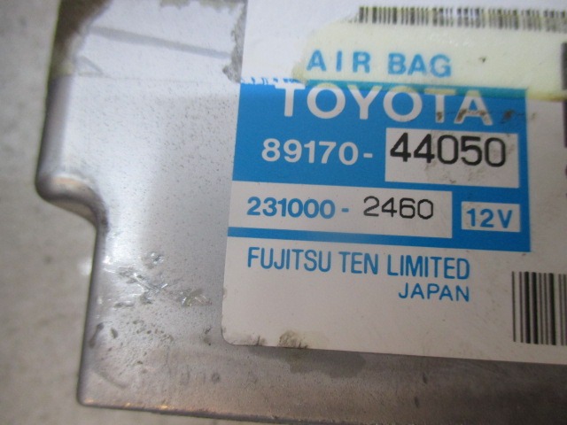 KIT AIRBAG COMPLETA OEM N. 16027 KIT AIRBAG COMPLETO PIEZAS DE COCHES USADOS TOYOTA AVENSIS VERSO (2001 - 2004) DIESEL DESPLAZAMIENTO 20 ANOS 2002