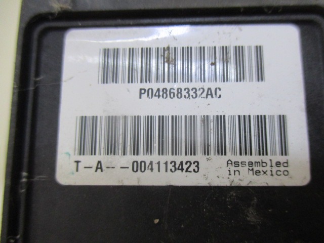 REGULADOR SOSPLADOR OEM N. P04868332AC PIEZAS DE COCHES USADOS CHRYSLER VOYAGER/GRAN VOYAGER RG RS MK4 (2001 - 2007) BENZINA DESPLAZAMIENTO 24 ANOS 2001