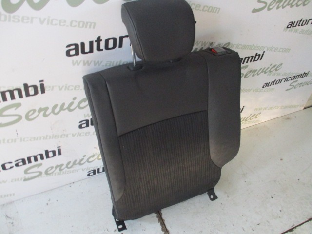 RESPALDO DEL ASIENTO TRASERO OEM N. 34737 SCHIENALE SDOPPIATO POSTERIORE TESSUTO PIEZAS DE COCHES USADOS KIA PICANTO (2008 - 2011) BENZINA DESPLAZAMIENTO 10 ANOS 2009