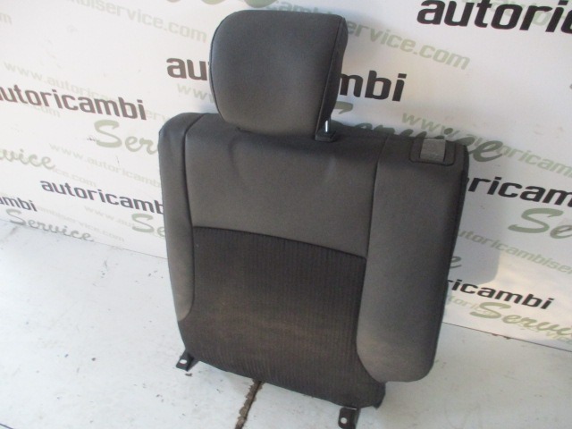 RESPALDO DEL ASIENTO TRASERO OEM N. 34737 SCHIENALE SDOPPIATO POSTERIORE TESSUTO PIEZAS DE COCHES USADOS KIA PICANTO (2008 - 2011) BENZINA DESPLAZAMIENTO 10 ANOS 2009