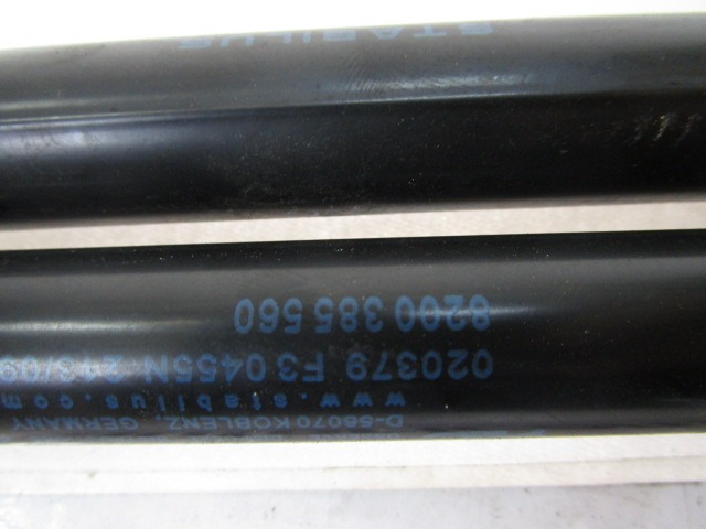 MUELLE D PRESI?N DEL GAS,TAPA PORTAMALET OEM N. 8200385560 PIEZAS DE COCHES USADOS RENAULT TWINGO (09/2006 - 11/2011) BENZINA DESPLAZAMIENTO 12 ANOS 2009