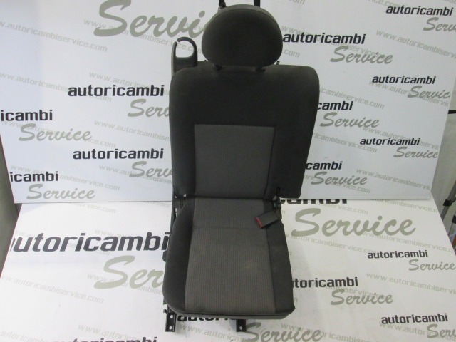 ASIENTO TRASERA OEM N. 18228 SEDILE SDOPPIATO POSTERIORE TESSUTO PIEZAS DE COCHES USADOS OPEL MERIVA A (2003 - 2006) BENZINA DESPLAZAMIENTO 14 ANOS 2006