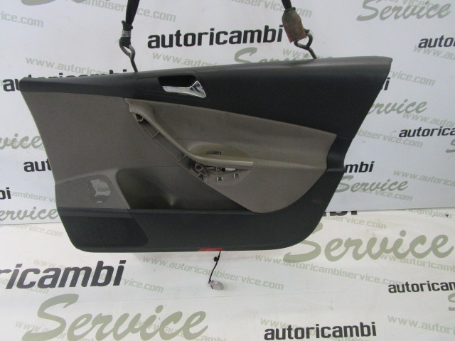 PANEL DE LA PUERTA DELANTERA OEM N. 19959 PANNELLO INTERNO PORTA ANTERIORE PIEZAS DE COCHES USADOS VOLKSWAGEN PASSAT B6 3C BER/SW (2005 - 09/2010)  DIESEL DESPLAZAMIENTO 20 ANOS 2005