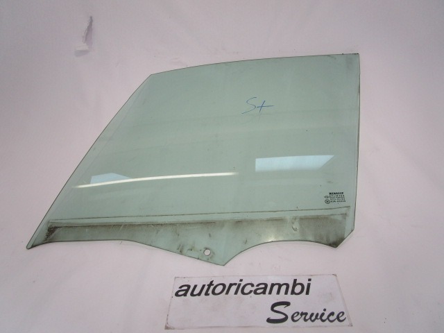 CRISTAL DE PUERTA, DELANTERA IZQUIERDA OEM N. 8200120589 PIEZAS DE COCHES USADOS RENAULT SCENIC/GRAND SCENIC (2003 - 2009) DIESEL DESPLAZAMIENTO 15 ANOS 2004