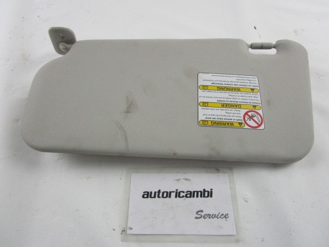 PARASOLES CORRECTO OEM N.  PIEZAS DE COCHES USADOS MAZDA 2 (2007 - 2014) BENZINA DESPLAZAMIENTO 13 ANOS 2012