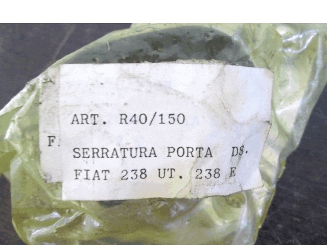 BLOQUEO CENTRAL DE LA PUERTA DELANTERA DERECHA OEM N.  PIEZAS DE COCHES USADOS FIAT 238 (1967 - 1983)BENZINA DESPLAZAMIENTO 12 ANOS 1967