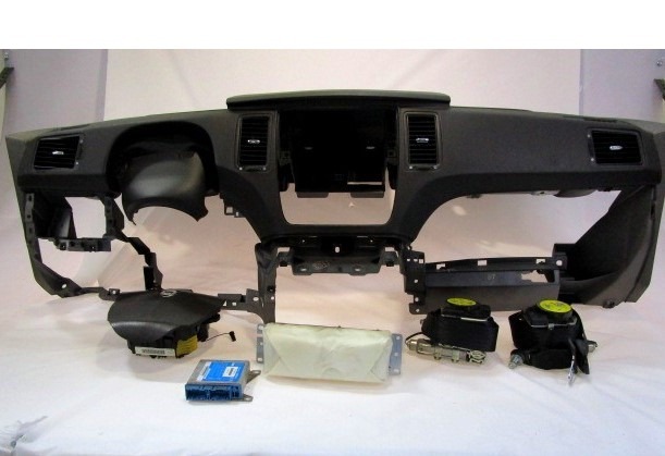 KIT AIRBAG COMPLETA OEM N. 18326 KIT AIRBAG COMPLETO PIEZAS DE COCHES USADOS LANCIA MUSA MK1 350 (2004 - 2007) BENZINA DESPLAZAMIENTO 14 ANOS 2006