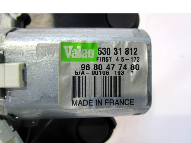 MOTOR DEL LIMPIAPARABRISAS TRASERO OEM N. 53031812 9680477480 PIEZAS DE COCHES USADOS CITROEN C4 MK2 (DAL 2010) DIESEL DESPLAZAMIENTO 16 ANOS 2011