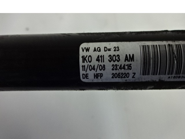 ESTABILIZADOR DELANTERO OEM N. 1K0411303AM PIEZAS DE COCHES USADOS VOLKSWAGEN GOLF PLUS MK1 (2004 - 2009) BENZINA DESPLAZAMIENTO 16 ANOS 2006