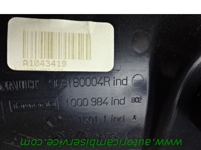 BOQUILLAS DE VENTILACI?N CENTRAL. OEM N. 969180004R PIEZAS DE COCHES USADOS RENAULT LAGUNA MK3 BER/SW (10/2007 - 08/2010) DIESEL DESPLAZAMIENTO 20 ANOS 2008