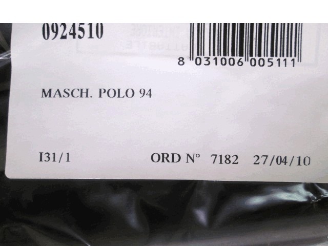 PARRILLA DEL COCHE OEM N. 924510 PIEZAS DE COCHES USADOS VOLKSWAGEN POLO (11/1994 - 01/2000)BENZINA DESPLAZAMIENTO 14 ANOS 1994