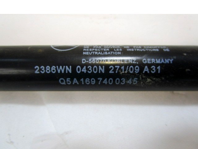 MUELLE D PRESI?N DEL GAS,TAPA PORTAMALET OEM N. A1697400345 PIEZAS DE COCHES USADOS MERCEDES CLASSE A W169 5P C169 3P RESTYLING (05/2008 - 2012) BENZINA DESPLAZAMIENTO 15 ANOS 2009