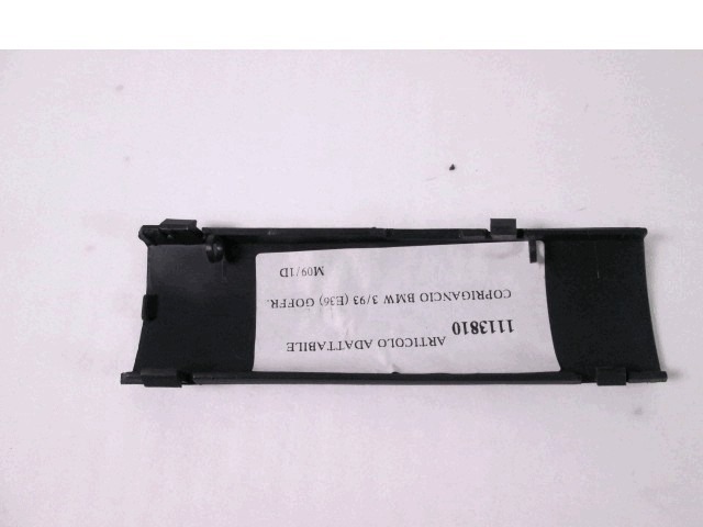 LISTON PARACHOQUES DELANT OEM N. 51111960708 PIEZAS DE COCHES USADOS BMW SERIE 3 E36 BER/SW/COUPE/CABRIO (1990 - 2000) BENZINA DESPLAZAMIENTO 18 ANOS 1998