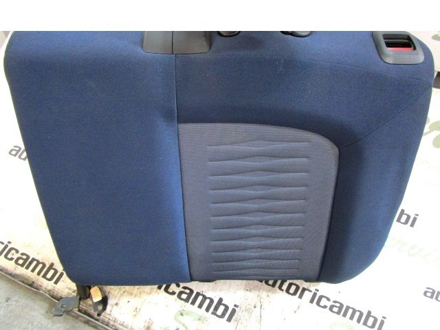 RESPALDO DEL ASIENTO TRASERO OEM N. 18900 SCHIENALE SDOPPIATO POSTERIORE TESSUTO PIEZAS DE COCHES USADOS FIAT GRANDE PUNTO 199 (2005 - 2012) DIESEL DESPLAZAMIENTO 13 ANOS 2009