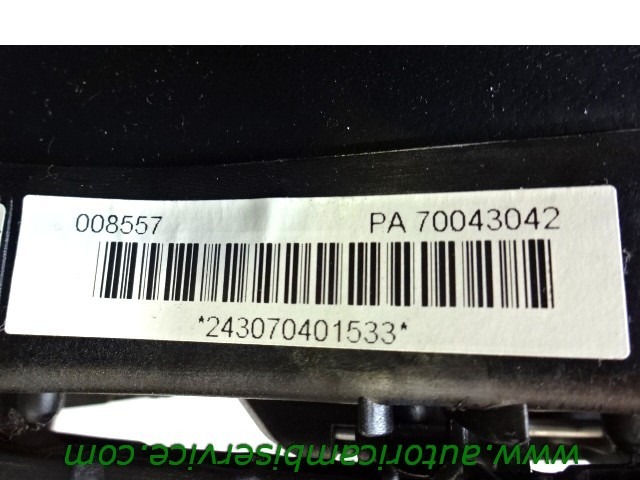 KIT AIRBAG COMPLETA OEM N. 22546 KIT AIRBAG COMPLETO PIEZAS DE COCHES USADOS FIAT BRAVO 198 (02/2007 - 01/2011) BENZINA DESPLAZAMIENTO 14 ANOS 2007