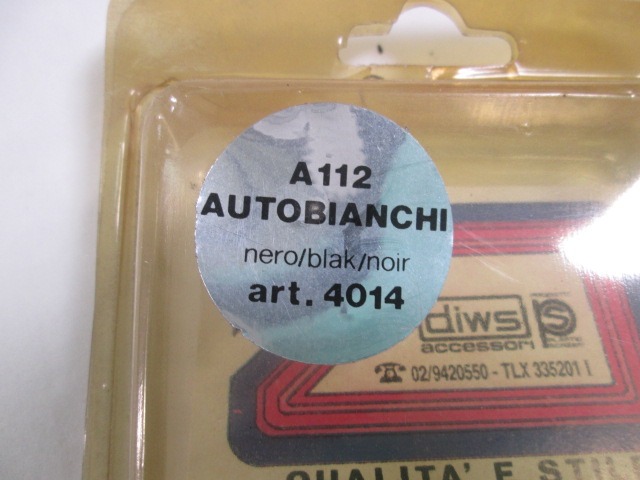 MOLDURAS LATERALES DEL CUERPO OEM N.  PIEZAS DE COCHES USADOS AUTOBIANCHI A112 (1969 - 1986)BENZINA DESPLAZAMIENTO 10 ANOS