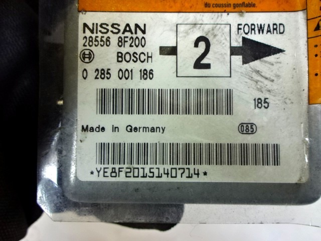 KIT AIRBAG COMPLETA OEM N. 5990 KIT AIRBAG COMPLETO PIEZAS DE COCHES USADOS NISSAN TERRANO II R20 (1999 - 2002) DIESEL DESPLAZAMIENTO 27 ANOS 2001