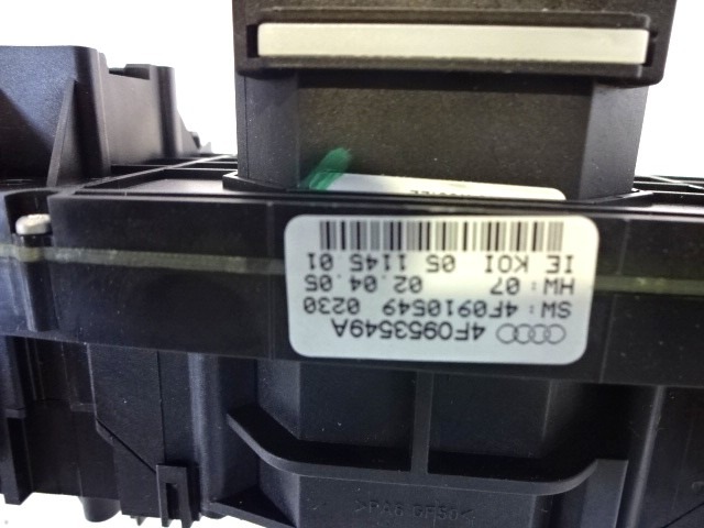 UNIDAD INTERRUPTORES ?RBOL DE DIRECCI?N OEM N. 4F0910549 PIEZAS DE COCHES USADOS AUDI A6 C6 4F2 4FH 4F5 BER/SW/ALLROAD (07/2004 - 10/2008) DIESEL DESPLAZAMIENTO 30 ANOS 2005