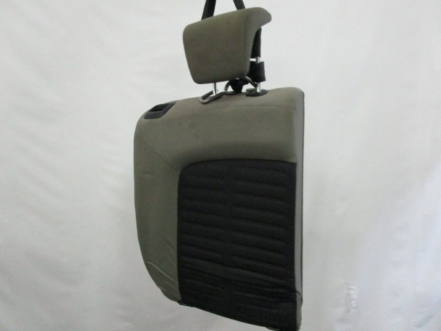 RESPALDO DEL ASIENTO TRASERO OEM N. 18897 SCHIENALE SDOPPIATO POSTERIORE TESSUTO PIEZAS DE COCHES USADOS FIAT GRANDE PUNTO 199 (2005 - 2012) BENZINA DESPLAZAMIENTO 12 ANOS 2006