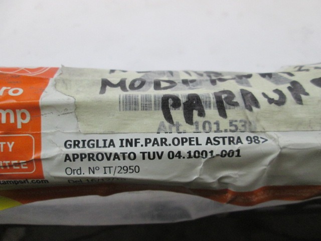 PARRILLA DEL COCHE OEM N. 9142866 PIEZAS DE COCHES USADOS OPEL ASTRA G 5P/3P/SW (1998 - 2003) BENZINA DESPLAZAMIENTO 16 ANOS 1998