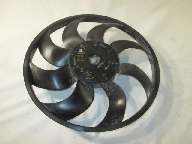 CERCO DE VENTILADOR CON VENTILADOR OEM N. 51859292 PIEZAS DE COCHES USADOS FIAT DOBLO MK2 (2009 -2015)DIESEL DESPLAZAMIENTO 16 ANOS 2009