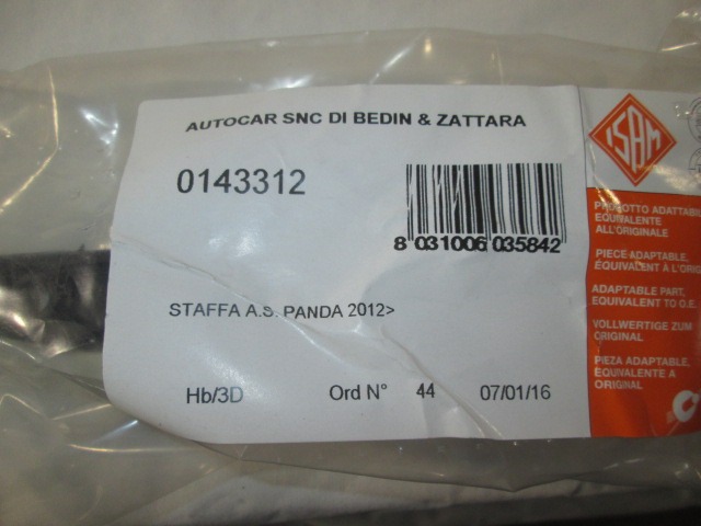 REVESTIMIENTO EMBELLECEDORES TRAS. OEM N. 51880501 PIEZAS DE COCHES USADOS FIAT PANDA 319 (DAL 2011) BENZINA/METANO DESPLAZAMIENTO 9 ANOS 2012