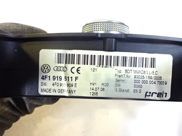 RECAMBIOS RADIO-NAVEGACI?N OEM N. 4F1919611F PIEZAS DE COCHES USADOS AUDI A6 C6 4F2 4FH 4F5 BER/SW/ALLROAD (07/2004 - 10/2008) DIESEL DESPLAZAMIENTO 27 ANOS 2007