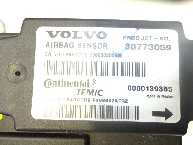 KIT AIRBAG COMPLETA OEM N. 17906 KIT AIRBAG COMPLETO PIEZAS DE COCHES USADOS VOLVO V50 (2004 - 05/2007) DIESEL DESPLAZAMIENTO 20 ANOS 2006