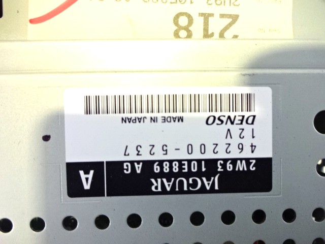 RECAMBIOS RADIO-NAVEGACI?N OEM N. 2W93-10E889-AG 462200-5237 PIEZAS DE COCHES USADOS JAGUAR XJ (2003 - 2007)DIESEL DESPLAZAMIENTO 27 ANOS 2007