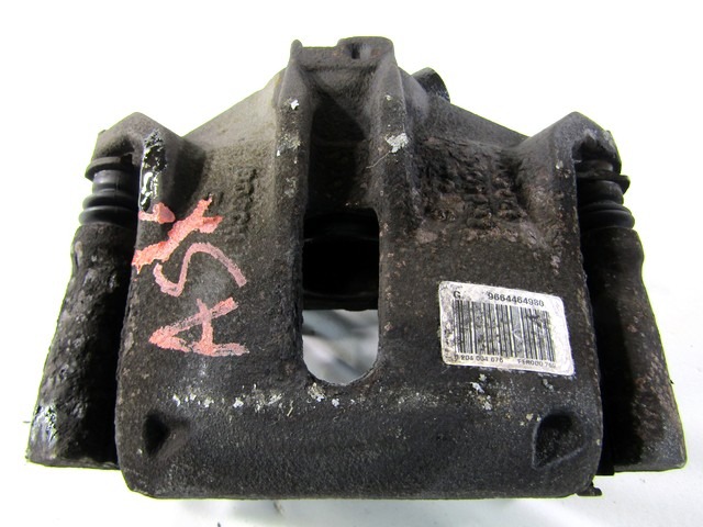 DELANTERO IZQUEIRDO DE FRENO OEM N. 9664464980 PIEZAS DE COCHES USADOS CITROEN XSARA PICASSO (1999 - 2010) BENZINA DESPLAZAMIENTO 16 ANOS 2007