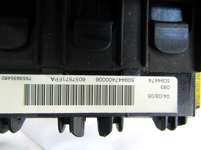 KIT AIRBAG COMPLETA OEM N. 18251 KIT AIRBAG COMPLETO PIEZAS DE COCHES USADOS LANCIA MUSA MK1 350 (2004 - 2007) DIESEL DESPLAZAMIENTO 13 ANOS 2005