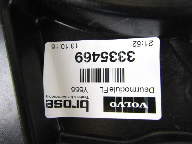 MECANISMO DE PARABRISAS DE PUERTA DELANTERA OEM N. 31276215 PIEZAS DE COCHES USADOS VOLVO V40 (2012 - 2016)BENZINA DESPLAZAMIENTO 20 ANOS 2015