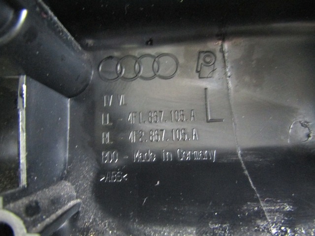 APOYABRAZO, CONSOLA CENTRAL OEM N. 4F1867105A PIEZAS DE COCHES USADOS AUDI A6 C6 4F2 4FH 4F5 BER/SW/ALLROAD (07/2004 - 10/2008) DIESEL DESPLAZAMIENTO 30 ANOS 2007