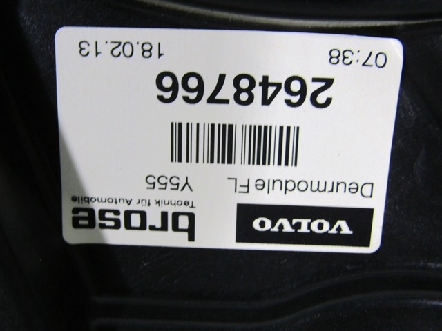 MECANISMO DE PARABRISAS DE PUERTA DELANTERA OEM N. 31301555 PIEZAS DE COCHES USADOS VOLVO V40 (2012 - 2016)DIESEL DESPLAZAMIENTO 20 ANOS 2013