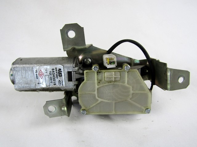 MOTOR DEL LIMPIAPARABRISAS TRASERO OEM N. 64343019 PIEZAS DE COCHES USADOS FIAT DOBLO MK1 R (2005 - 2009) DIESEL DESPLAZAMIENTO 13 ANOS 2006