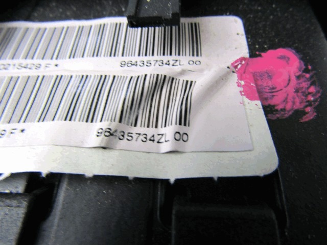 M?DULO AIRBAG LADO DEL CONDUCTOR OEM N. 96435734ZL PIEZAS DE COCHES USADOS CITROEN XSARA PICASSO (1999 - 2010) BENZINA DESPLAZAMIENTO 16 ANOS 2001