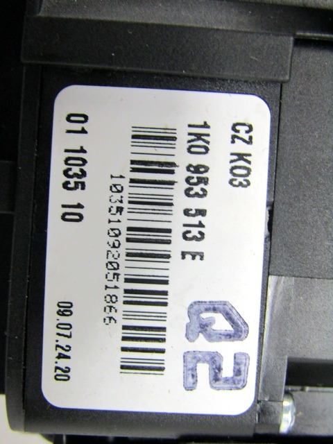 UNIDAD INTERRUPTORES ?RBOL DE DIRECCI?N OEM N. 23179 DEVIOLUCI DOPPIO PIEZAS DE COCHES USADOS VOLKSWAGEN TIGUAN (2007 - 2011)DIESEL DESPLAZAMIENTO 20 ANOS 2009