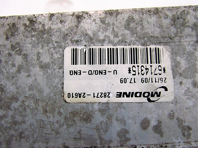 REFRIGERACI?N DEL AIRE DE CARGA OEM N. 28271-2A610 PIEZAS DE COCHES USADOS KIA CEE'D (2006-2012) DIESEL DESPLAZAMIENTO 16 ANOS 2010