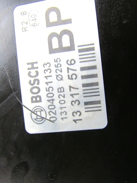 AMPLIFICADOR DE LA FUERZA DE FRENADO OEM N. 13317576 PIEZAS DE COCHES USADOS OPEL CORSA D (2006 - 2011) BENZINA DESPLAZAMIENTO 12 ANOS 2010