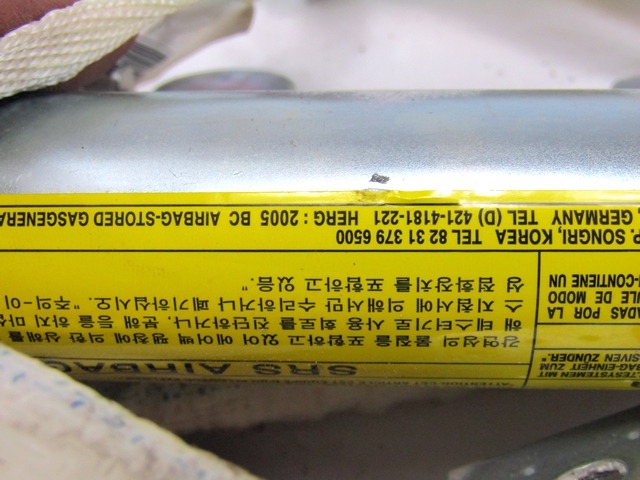 AIRBAG DE CABEZA, LADO IZQUIERDO OEM N. 569503E500 PIEZAS DE COCHES USADOS KIA SORENTO (2002 - 2009) DIESEL DESPLAZAMIENTO 25 ANOS 2006