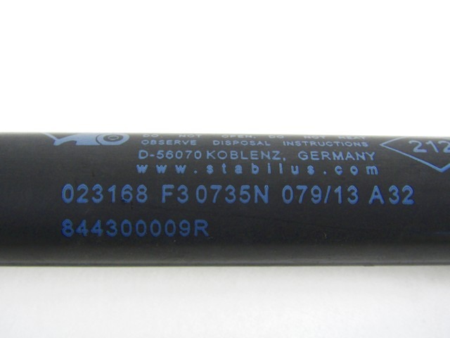 MUELLE D PRESI?N DEL GAS,TAPA PORTAMALET OEM N. 844300009R PIEZAS DE COCHES USADOS RENAULT MEGANE MK3 BER/SPORTOUR/ESTATE (2009 - 2015) DIESEL DESPLAZAMIENTO 15 ANOS 2013