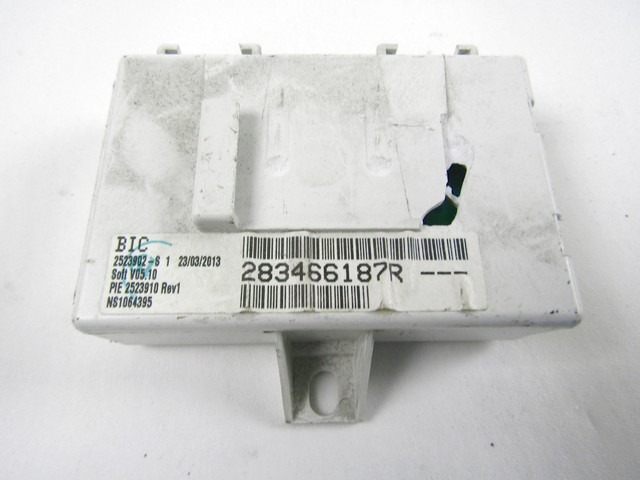 AMPLIFICADOR DE AUDIO OEM N. 283466187R PIEZAS DE COCHES USADOS RENAULT MEGANE MK3 BER/SPORTOUR/ESTATE (2009 - 2015) DIESEL DESPLAZAMIENTO 15 ANOS 2013