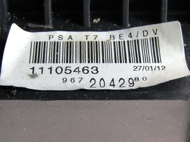 MECANISMO DE PALANCA DE CAMBIO MANUAL OEM N. 9672042980 PIEZAS DE COCHES USADOS PEUGEOT 308 MK1 T7 4A 4C BER/SW/CC (2007 - 2013) DIESEL DESPLAZAMIENTO 16 ANOS 2012