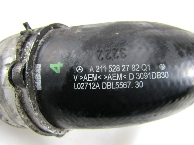 MANGUERA RADIADOR BOMBA AGUA INFERIOR OEM N. A2115282782 PIEZAS DE COCHES USADOS MERCEDES CLASSE E W211 BER/SW (03/2002 - 05/2006) DIESEL DESPLAZAMIENTO 32 ANOS 2003