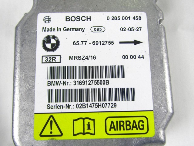 KIT AIRBAG COMPLETA OEM N. 16189 KIT AIRBAG COMPLETO PIEZAS DE COCHES USADOS BMW SERIE 3 E46/5 COMPACT (2000 - 2005)BENZINA DESPLAZAMIENTO 20 ANOS 2002